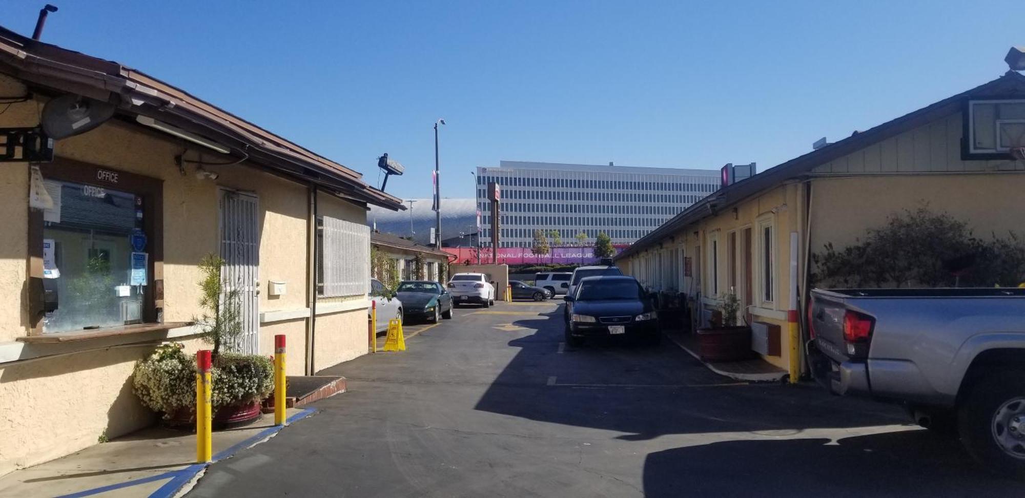 إنغليووود، لوس أنجليس، كاليفورنيا Hollywood Park Motel المظهر الخارجي الصورة